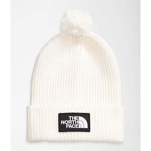 NFA-Y4 (The north face logo box pom beanie gardenia white) 62492609