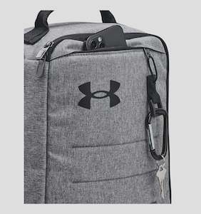 UAE-J3 (Under armour unisex contain shoe bag castle rock medium heather/black) 52492391