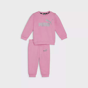 PA-R10 (Puma minicats essentials crew and jogger set fast pink) 42493500