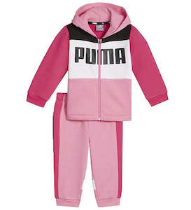 PA-G10 (Puma minicats colorblock jogger top and bottom set infants fast pink ) 22494000