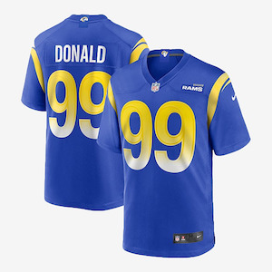 Shoe: NA-J44 (Nike home los angeles rams aaron donald nfl game jersey hyper royal) 122398260