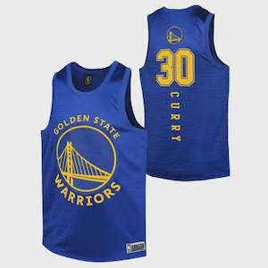 NBAA-V3 (Nba essentials name & number tank warriors curry blue) 112394782