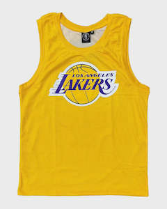 NBAA-W3 (Nba essentials name & number tank lebron james lakers yellow) 112394782