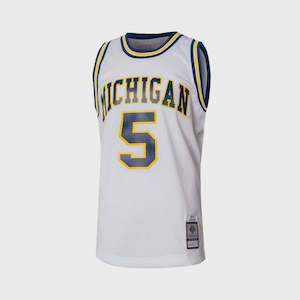 MNA-X39 (Mitchell & ness swingman jersey michigan 91-92 rose white) 122498695