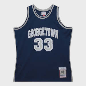 MNA-V39 (Mitchell & ness swingman jersey george town 91-92 alonzo atlantic blue) 122498695