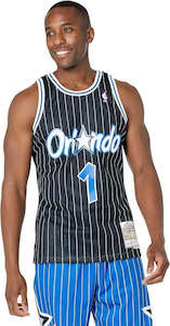 MNA-S39 (Mitchell & ness swingman jersey magic tmac 03-04 road black) 122498695