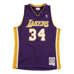 MNA-U39 (Mitchell & ness swingman jersey road 99 lakers o'ne purple) 122498260