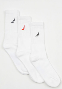 NTA-J12 (Nautica 3 pack rotar crew socks) 22591468