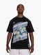 MNA-T36 (Mitchell and ness character tee nz warriors faded black) 72493043