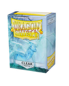 [DAMAGED] Matte Standard Sleeves (Clear) | Dragon Shield