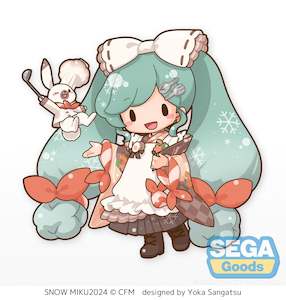 Snow Miku Fuwapetit Snow Miku 2024 Dodeka Jumbo Plush