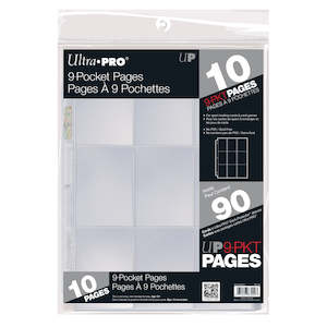 Toy: 9-Pocket Pages for Standard Size Cards (10CT) | Ultra Pro