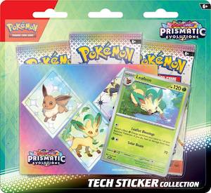 Toy: Prismatic Evolutions Tech Sticker Collection (Leafeon) | Pokemon TCG