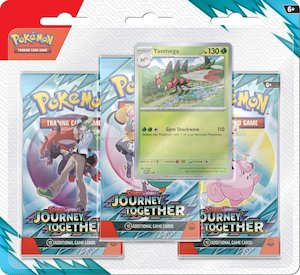 Journey Together 3-Pack Blister (Yanmega) | Pokemon TCG