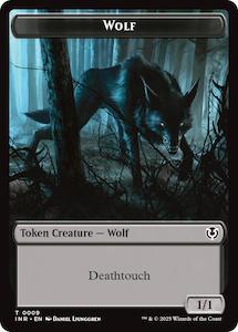 Wolf (0009) // Wolf (0018) Double-Sided Token [Innistrad Remastered Tokens]