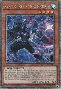 Evil HERO Toxic Bubble (Quarter Century Secret Rare) [SUDA-EN001] Quarter Centur…