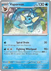 Vaporeon (SVP168) [Scarlet & Violet: Black Star Promos]