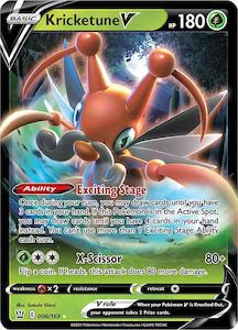 Pokemon Cards: Pokemon TCG - Kricketune V 006/163