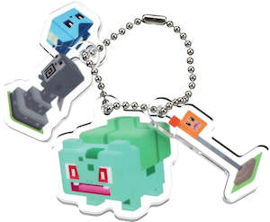 Pokémon Quest - Bulbasaur - Pixel Acrylic Mascot Charm