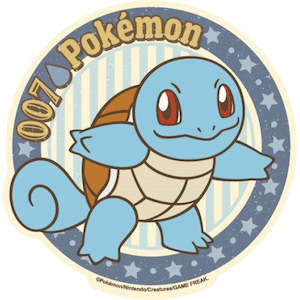 Pokémon Retro Collection - Squirtle - Travel Sticker