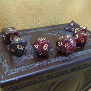 Infinite Fort - Dweomerheart D&D Acrylic Dice Set