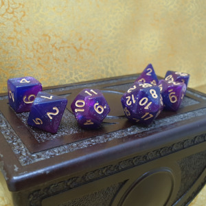 Infinite Fort - Nebula D&D Acrylic Dice Set