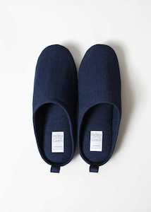 Moku Linen Room Shoe - Navy