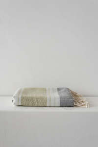 Sienna Beach Towel - Moss Green