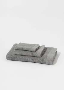 Vintage Waffle Bath Range - Grey