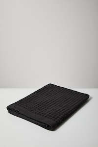 Linen Waffle Bath Range - Charcoal