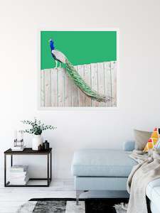 Creative art: Perching Peacock