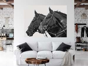 Creative art: Horses Heads