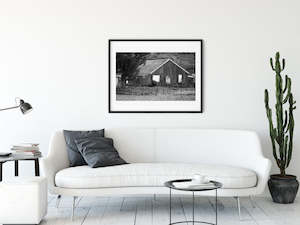 Creative art: Black n White Woolshed