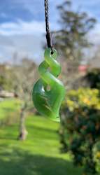 Greenstone: Pikorua Pounamu necklace