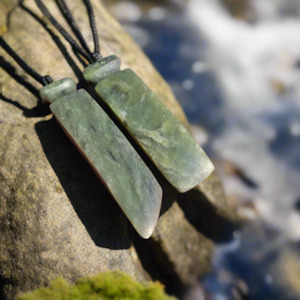 greenstone: Pounamu Toki Pair