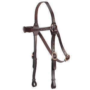 Products: Ord River Shaped Braided Leather Brow Barcoo Bridle