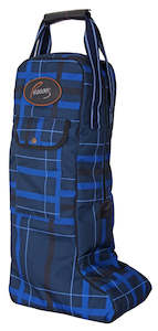 Pessoa Boot Bag Plaid - Navy/Black