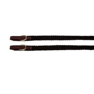 Cottonfields Hacking Reins 5'/153CM - Brown