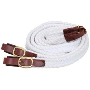 Cottonfields Hacking Reins 153cm - White