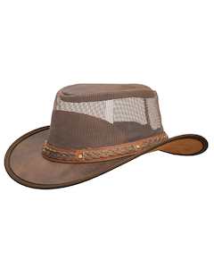 Wagga Wagga with Mesh Leather Hat