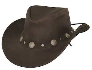 Rawhide Leather Hat