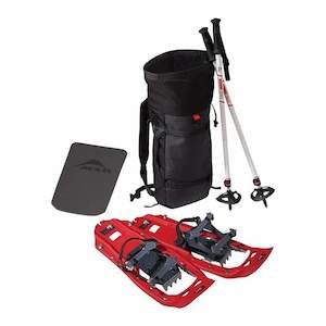 Camping equipment: MSR Evo Snowshoe Kit (Snowshoe/Poles/Bag)