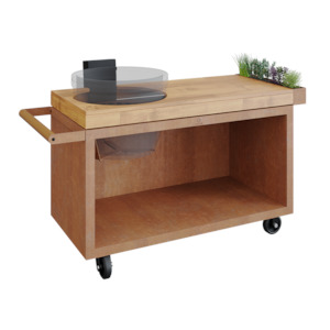 Mobile Kitchen: OFYR® Kamado Table Corten 135 PRO