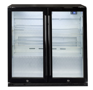 Artusi Double-Door Outdoor Refrigerator - Black