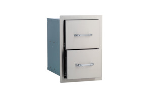 Bull Double Drawer - Stainless Steel