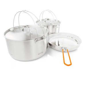 Glacier Stainless Steel: GSI - GLACIER STAINLESS TROOP COOKSET