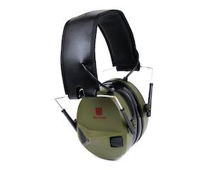 Barricade Sport 360 Auto Electronic Earmuffs: -22 dB, Green