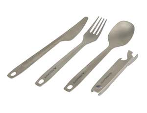 Trailmate Titanium Cutlery Set 4 Piece *50 Grams Weight!