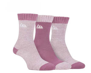 Storm Bloc Women Cushioning Comfort Boot Socks 4-8 | *Pink* 3 Pack