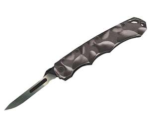 Havalon Piranta-Stag Folding Knife: Black